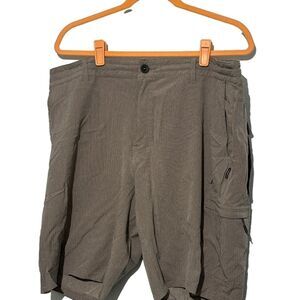 O'Neill Men's Gray Crossover Cargo Shorts Size 40